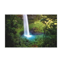 Bridal Veil Fall Stretched Canvas Print
