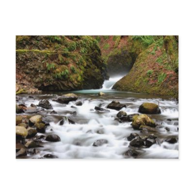 Bridal Veil Falls Oregon Waterfall Postcard by SialiciousStationary