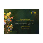BridalHeaven Love Trees Monogram Reception (3.5x5) Personalized Invites
