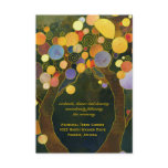 BridalHeaven "Love Trees" Wedding Reception(3.5x5) invitations