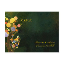 BridalHeaven Love Trees Wedding Response Postcards