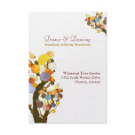 BridalHeaven "Love Trees" White Reception (3.5x5) Personalized Invitations