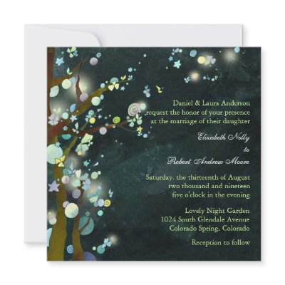 BridalHeaven Lovely Night Formal Wedding Invites by BridalHeaven