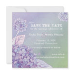 BridalHeaven Purple Green Hydrangea Save the Date invitations