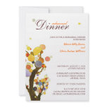 BridalHeaven Whimsical Trees Rehearsal Dinner Custom Announcement