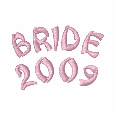 Bride 2009 embroidered hooded sweatshirt by myhome71