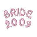 Bride 2009 embroidered shirts
