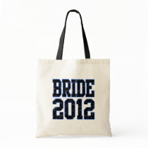 Bride 2012 canvas bag