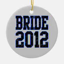 Bride 2012 christmas tree ornaments