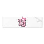 Bride 2B (Pink) Bumper Stickers