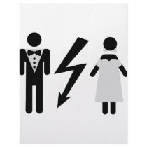 bride and bridegroom icon letterhead design