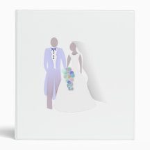 Bride and Groom 3 Ring Binders