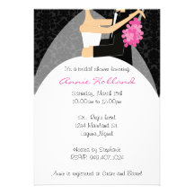 Bride and Groom Bridal Shower Invitation