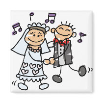 Bride and Groom Celebrate