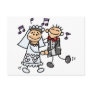 Bride and Groom Celebrate Postcards