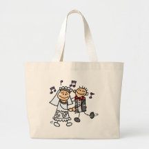 Bride and Groom Celebrate Tote Bag