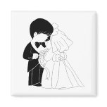 Bride and Groom - Children magnets