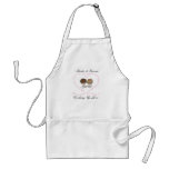 Bride and Groom-Cooking Up Love Aprons