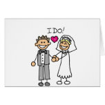 Bride and Groom Exchange vows Card
