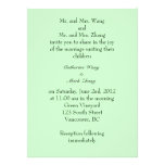 Bride and groom parents'  invitation, wedding