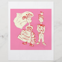 Bride and Groom Pop Art Custom Flyer