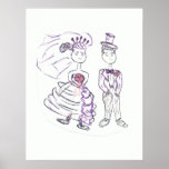 Bride and Groom Poster