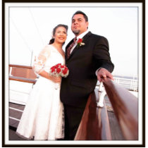Bride and Groom Sculpture Magnet