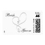 Bride And Groom Wedding Invitation Postage Stamps