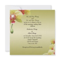bride and groom's parents wedding invitation