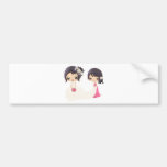 Bride and Maid of Honour Bumper Stickers