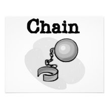 Bride Ball and Chain Tshirts and Gifts Announcement