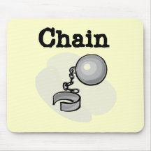 Bride Ball and Chain Tshirts and Gifts Mouse Pad