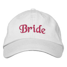Bride baseball hat embroidered baseball cap