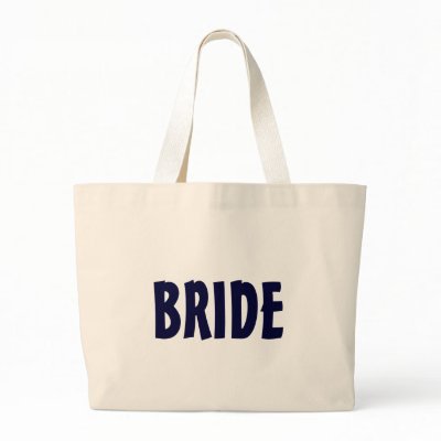 "BRIDE" beach bag by rubymonkey