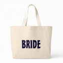 "BRIDE" beach bag