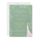 Bride & Beautiful Blossom Trees Bridal Shower Invitation