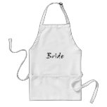 bride black aprons