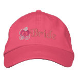 Bride Bridal Embroidery Embroidered Baseball Caps