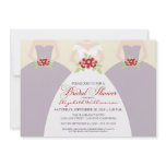 Bride & Bridesmaids Bridal Shower Invite (lilac)