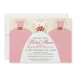 Bride & Bridesmaids Bridal Shower Invite (pink)