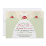 Bride & Bridesmaids Bridal Shower Invite (sage)