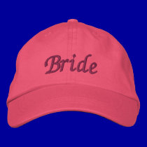 Bride Cap embroidered hats