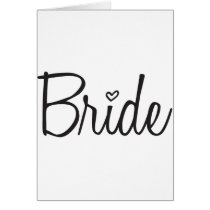 Bride Card