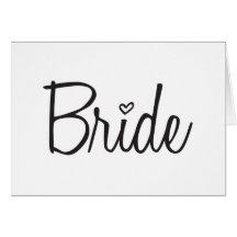 Bride Card