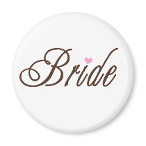 Bride Classy Browns Magnets