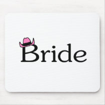 Bride (Cowboy Hat) Mouse Pad