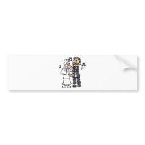 Bride Dances With Father Daughter Wedding Dance Bumper Stickers