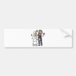 Bride Dances With Father Daughter Wedding Dance Bumper Stickers