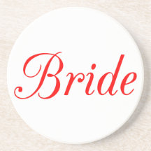 Bride Drink Coasters