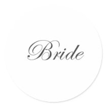 Bride Edwardian sticker stickers